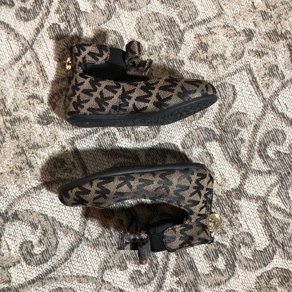 Michael Kors Infant Toddler Signature MK Ballet Shoes